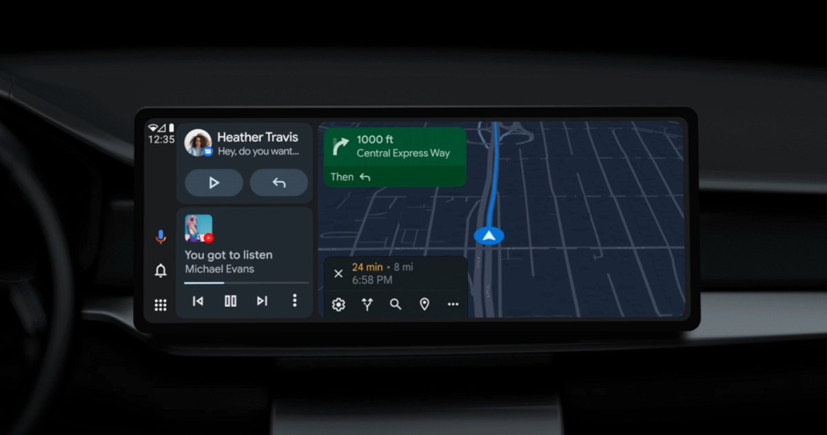 🔴 >> Por fin puedes abrir Google Maps en tu móvil mientras usas Android Auto en el coche