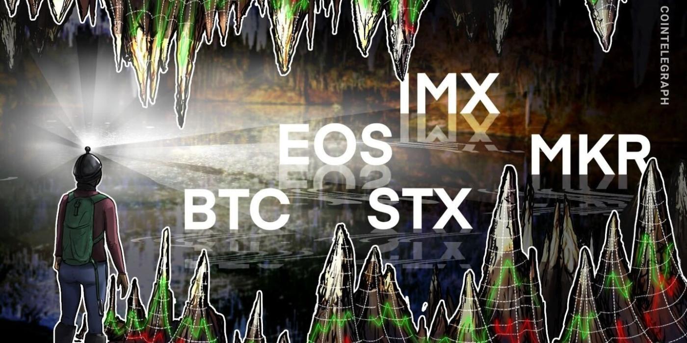 🔴 >> EOS, STX, IMX y MKR muestran signos alcistas mientras Bitcoin busca dirección