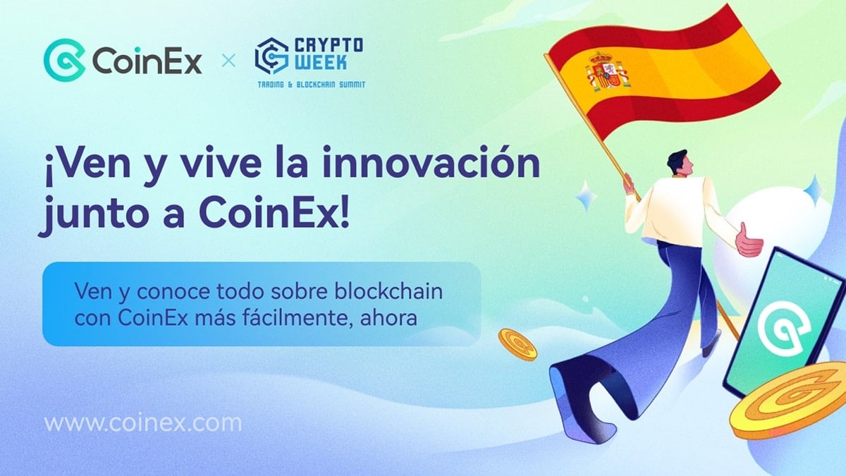 🔴 >> CoinEx dice presente en la Crypto Week, el evento más importante de España