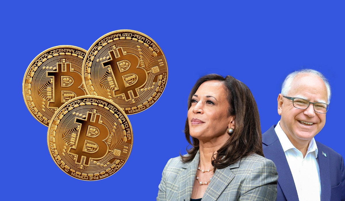 🔴 >> Kamala Harris desafiará a Trump con una dupla sin historial sobre Bitcoin