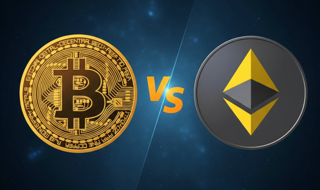 🔴 >> Ethereum vence por segundo día consecutivo a bitcoin