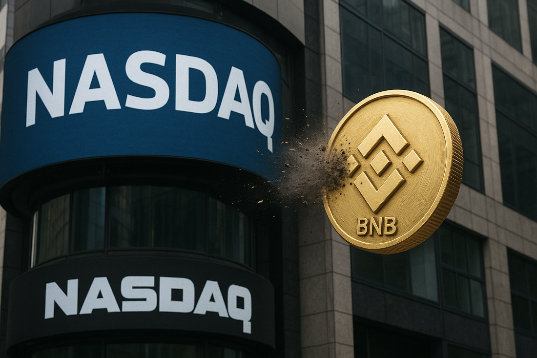 🔴 >> Empresa que acumula la criptomoneda de Binance fue expulsada del Nasdaq